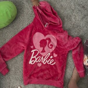 Barbie Fuchsia Heart Kids Hoodie